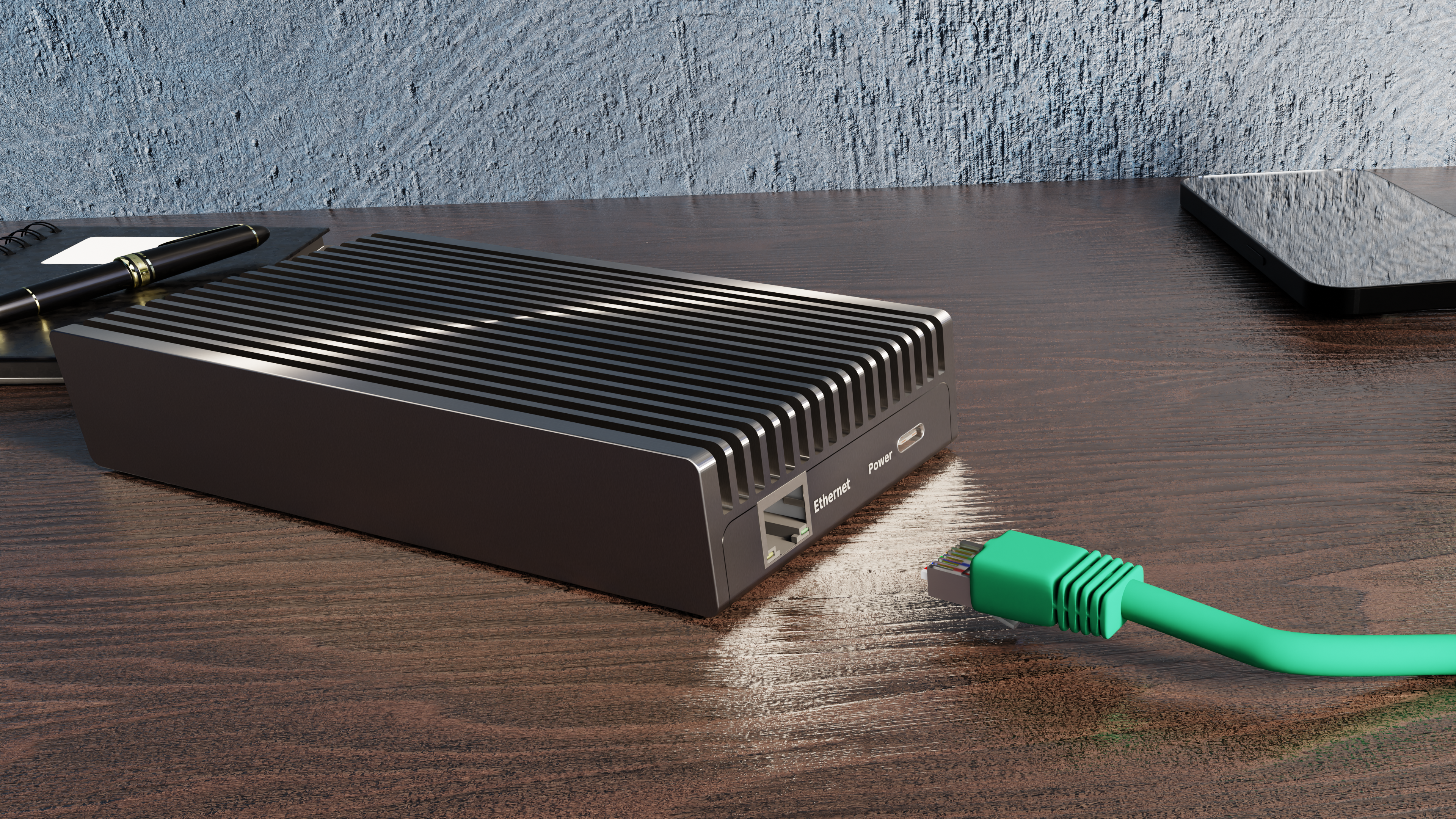 Plug Dock into router